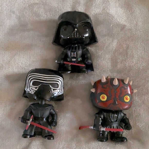 3 Star Wars Funko Pop Vinyl Figures